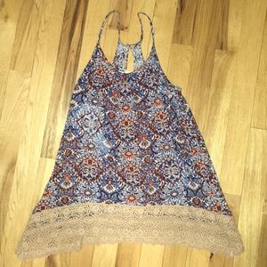Mossimo floral tank